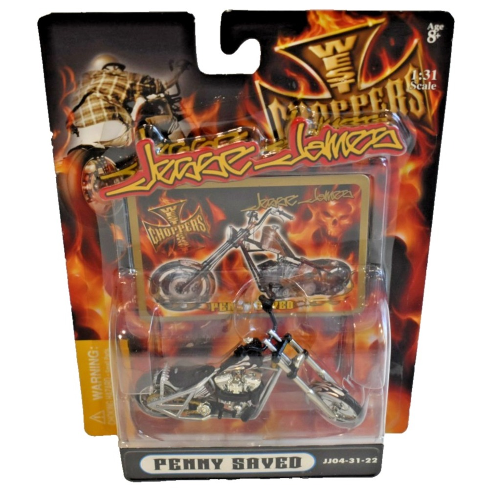 2004 Jesse James West Coast Choppers Penny Saved JJ04-31-22 1:31 Scale